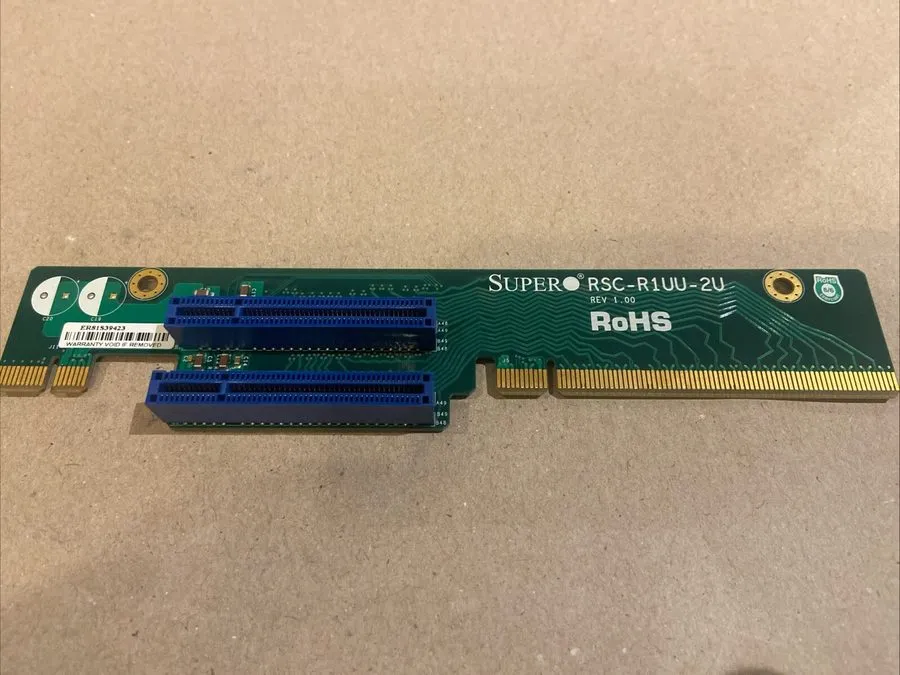 Райзер-плата Supermicro RSC-R1UU-2U Riser Card (T5) — фото лота 1
