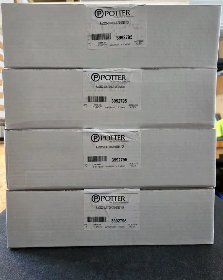 Оборудование пожарной сигнализации POTTER PAD300-DUCT ADDRESSABLE DUCT SMOKE DET
