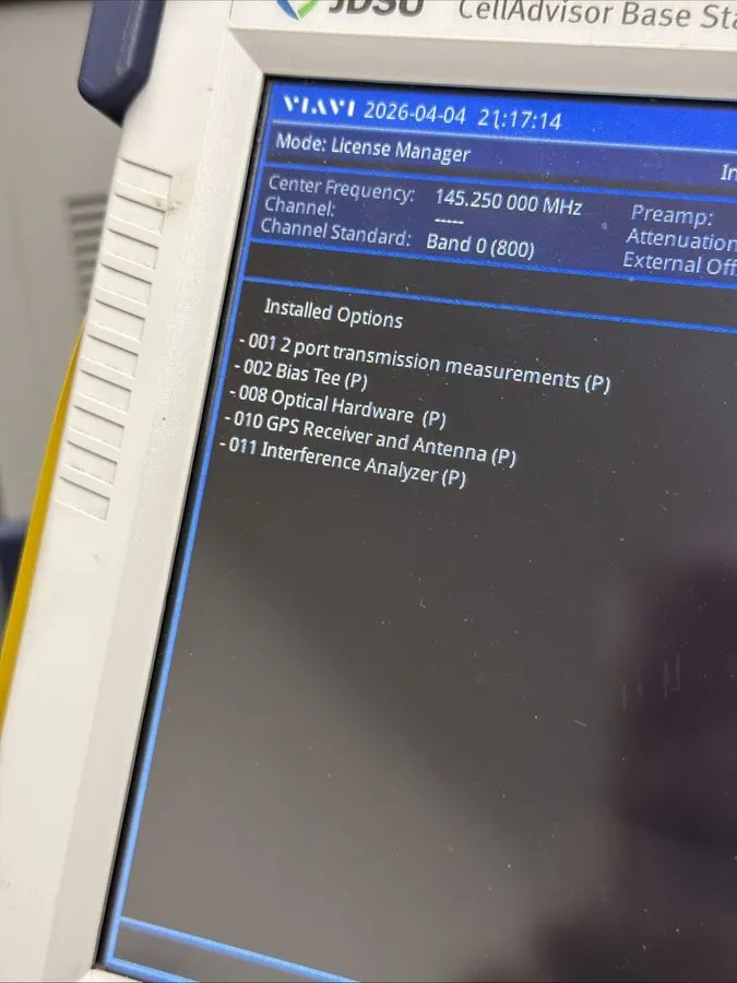 Анализатор JDSU JD785B CellAdvisor Base Station Analyzer 10MHz 8GHz w/ Needs Rep — фото лота 1