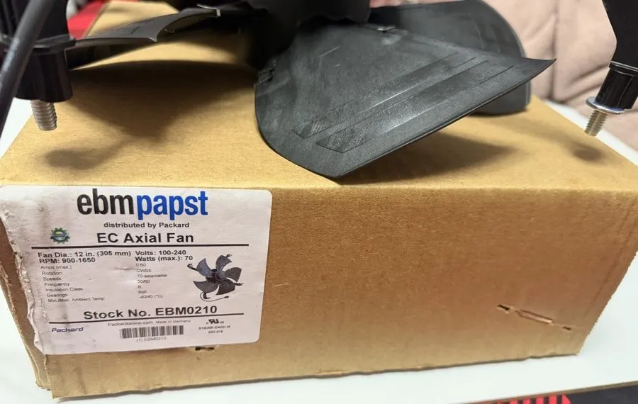 Вентилятор ebm-papst S1G305-DA02-10 EC Axial Fan 100-240V 50/60Hz Refrigeration  — фото лота 1