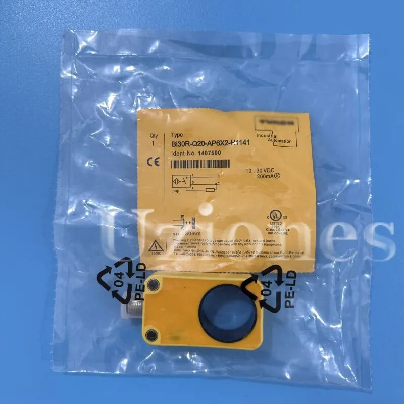Датчик приближения TURCK BI30R-Q20-AP6X2-H1141 Proximity Sensor, 6mm Range, 10-3