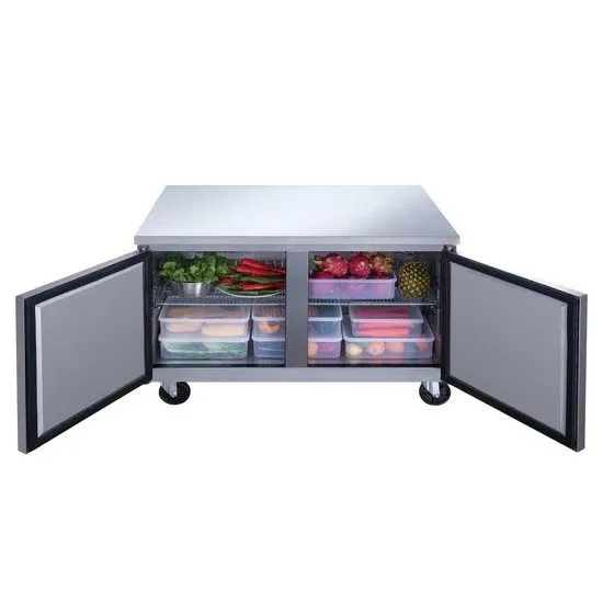 Холодильный шкаф Dukers DUC60R 2-Door Undercounter Commercial Refrigerator in St — фото лота 2