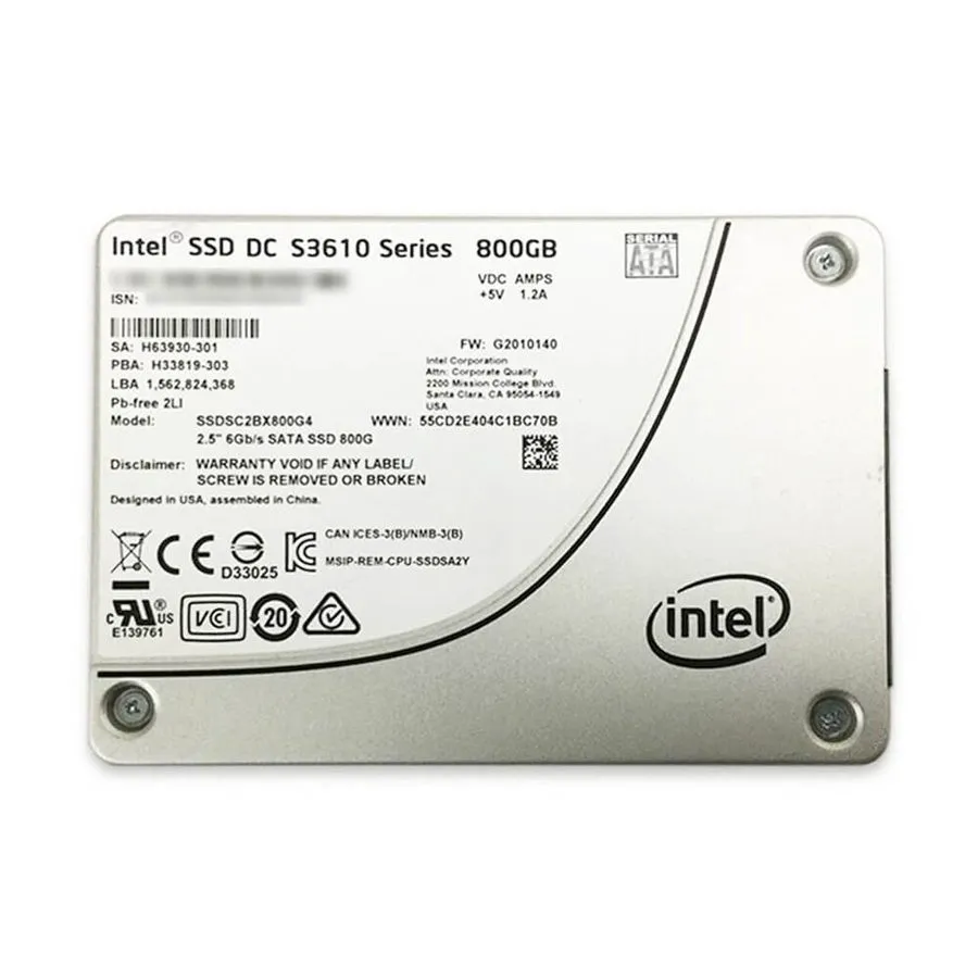 SSD-накопитель Intel DC S3610 Series 800GB SATA 6Gb/s 2.5inch Internal SSD SSDSC