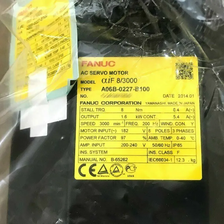 Серводвигатель Fanuc A06B-0227-B100 AC Servo Motor FNIP