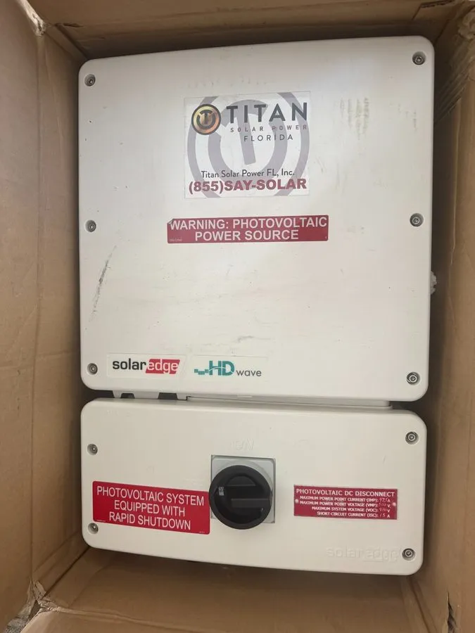 Инвертор SolarEdge 11.4 kW SE11400H-US000BEU4 HD Wave Solar Inverter