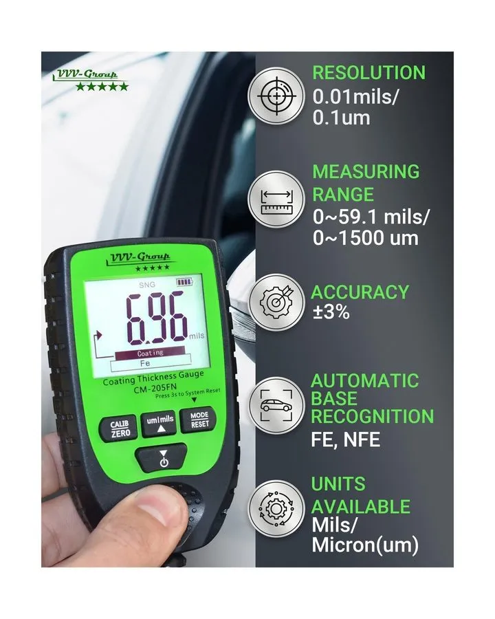 Толщиномер Paint Thickness Gauge CM-205FN