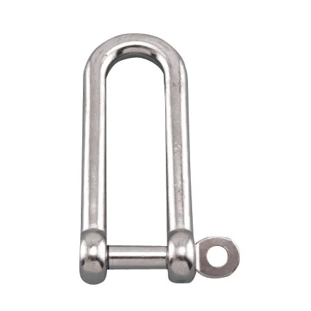 Такелажная скоба STAINLESS STEEL 316 LONG D SHACKLE 3/8" W/ CAPTIVE PIN (S0138-C — фото лота 1