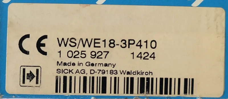 Фотоэлектрический датчик Sick WS/WE18-3P410 Through Beam Photoelectric Sensor WE