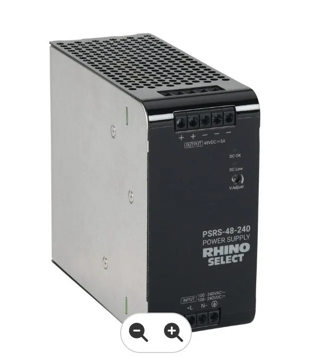 Блок питания RHINO SELECT PSRS-48-240 48VDC 5A 240W DIN Rail Power Supply — фото лота 1