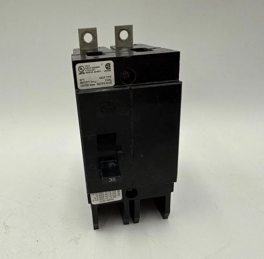 Автоматический выключатель GHB2035 Cutler Hammer Bolt-On 480V 35A 2 pole circuit