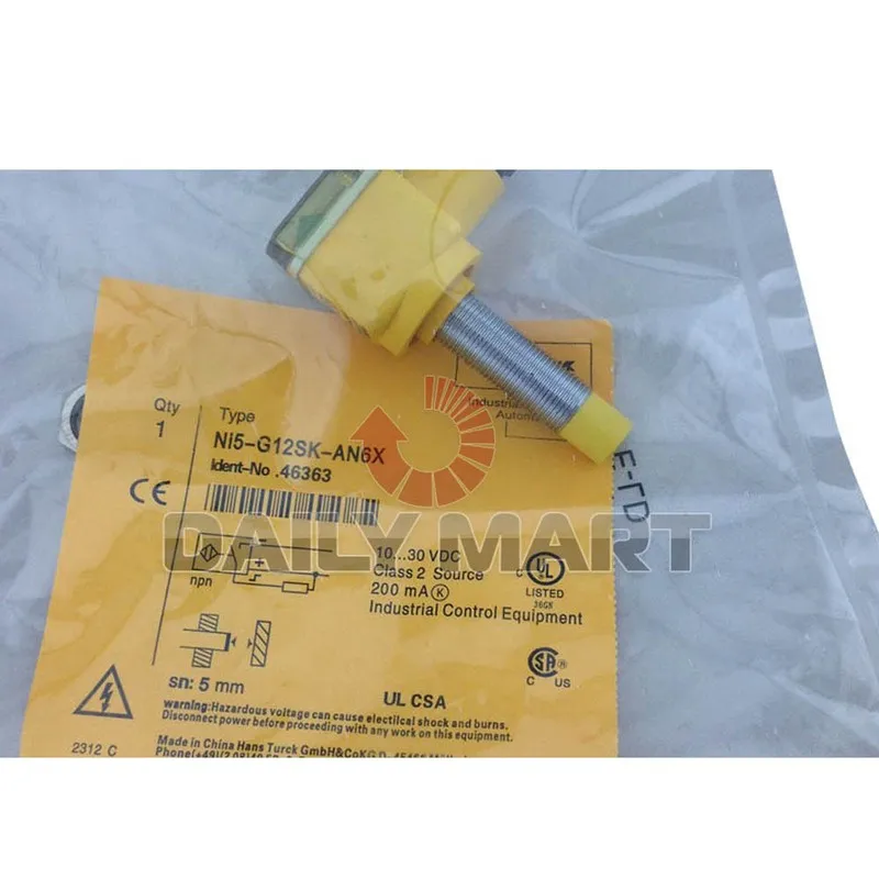 Датчик приближения TURCK NI5-G12SK-AN6X Proximity switch sensor