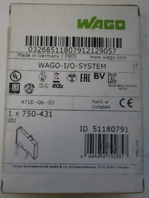 Модуль WAGO 750-431 WAGO Module Fast /b