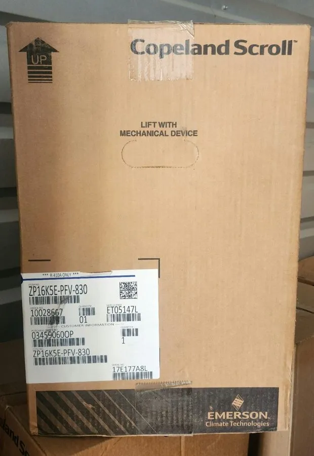 Компрессор Copeland Scroll ZP16K5E-PFV-830 Scroll Compressor 208-230 15,500 R410 — фото лота 2