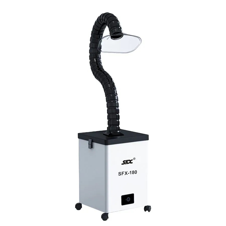 Дымоуловитель SFX 135w Smoke Purifier with 3 Filter Layers Fume Extractor SFX-25 — фото лота 4