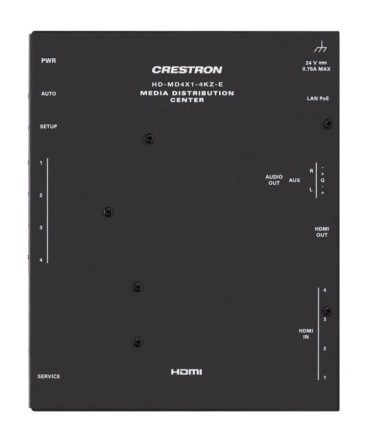 Видеокоммутатор Crestron HD-MD4X1-4KZ-E 4x1 4K60 4:4:4 HDR AV Switcher