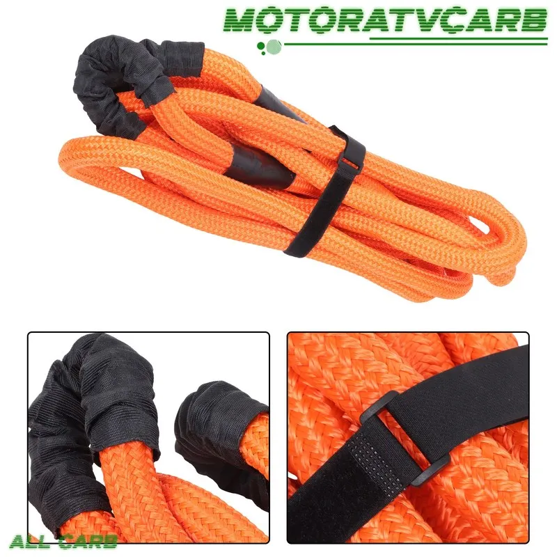 Такелажная скоба 1in × 30ft Kinetic Recovery Rope with 2 Soft Shackle Kit 34000l