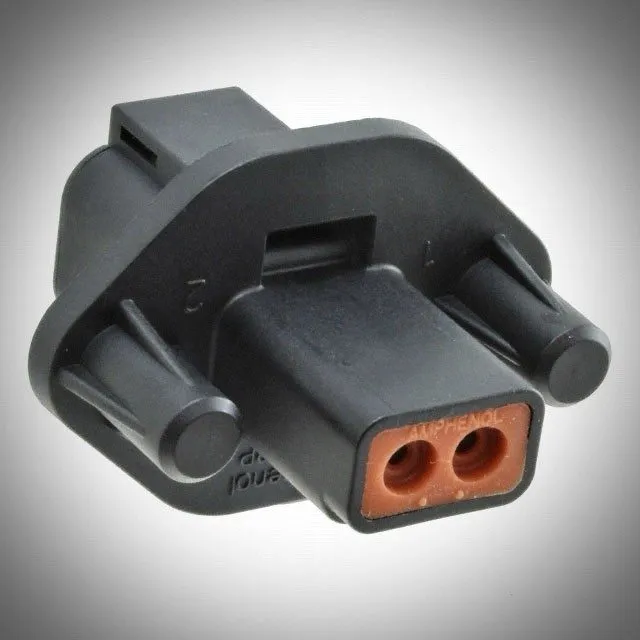 Разъём Amphenol ATP04-2P-PM07G 2Pin Receptacle Connector — фото лота 1