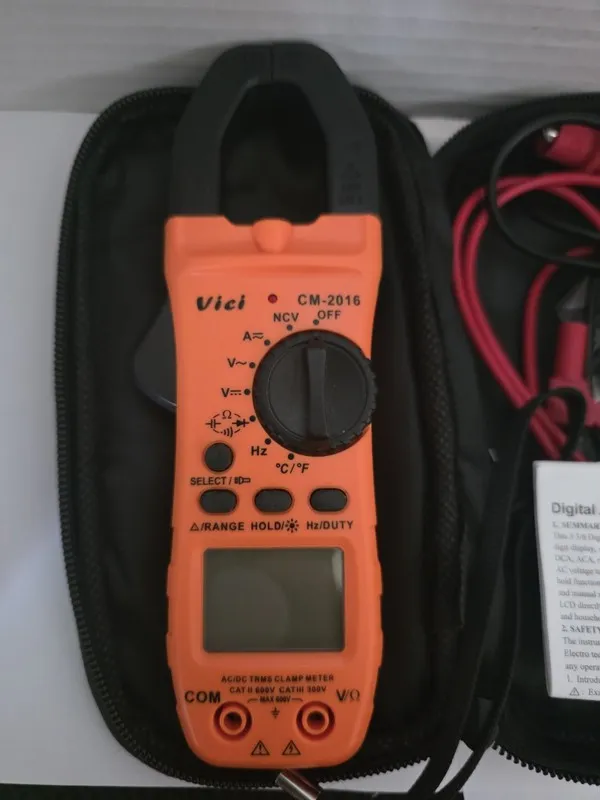 Мультиметр VICI 3999 Digital Clamp Meter Multimeter Tester CM2007 DCV ACV ACA C  — фото лота 1