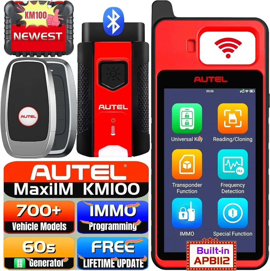 Диагностический сканер Autel MaxiIM KM100 KM100X KM100E Key FOB Generation Auto 