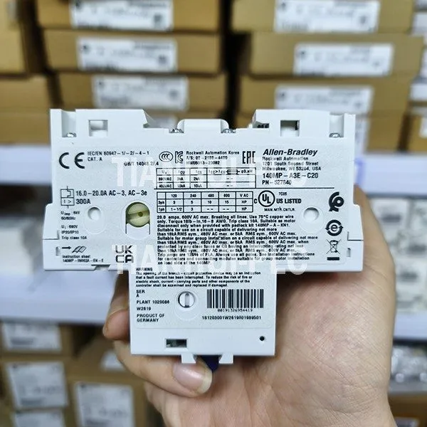 Автоматический выключатель AB 140MP-A3E-C20 Motor Protection Circuit Breaker 16-
