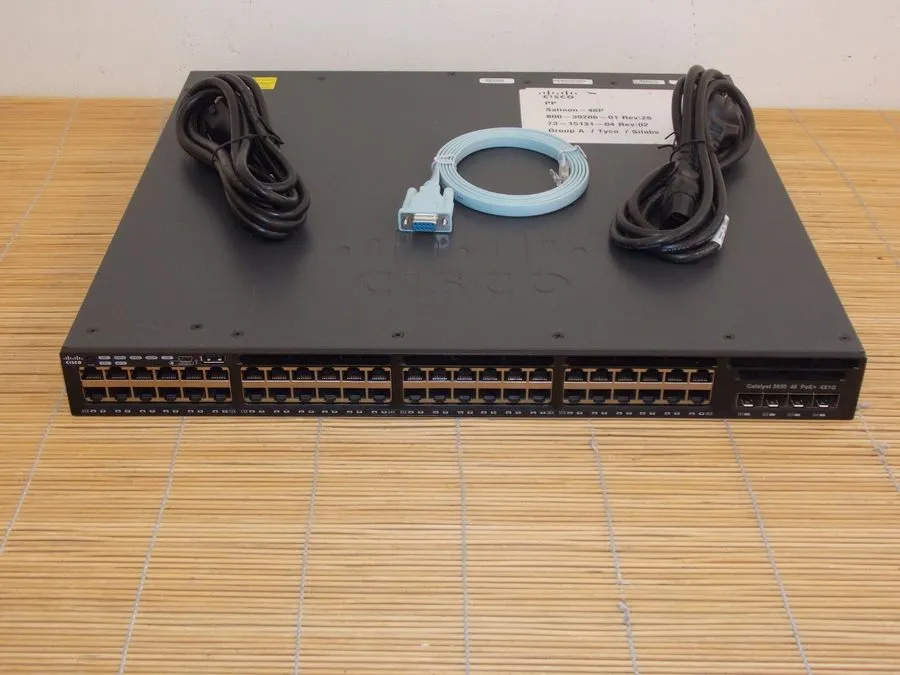 Коммутатор Cisco WS-C3650-48PS-L 48 Port PoE+ Gigabit IP Base Switch