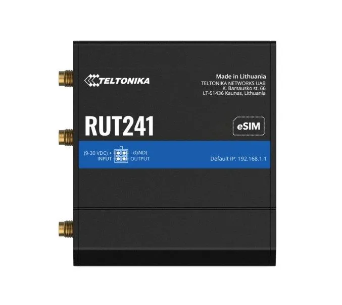 Маршрутизатор Teltonika RUT241 Industrial Cellular Router Instant LTE Failover C