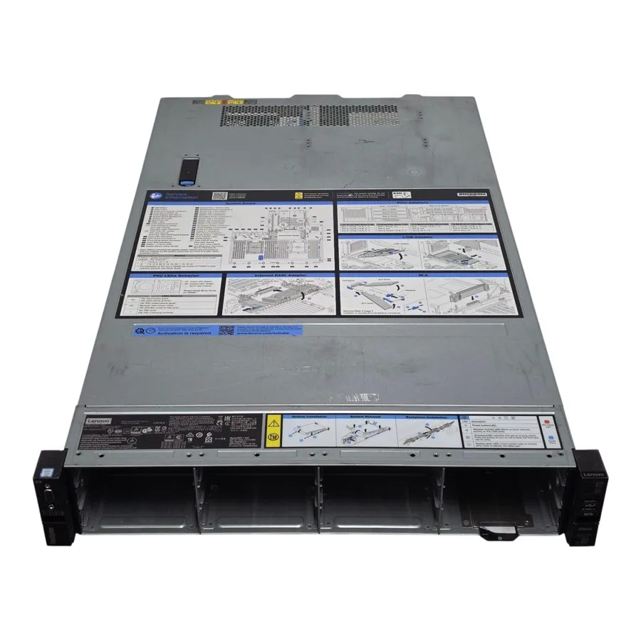 Сервер Lenovo ThinkSystem SR650 2x Gen 1/2 SP 24DIMM 12xLFF 2xLFF Rear SAS CTO S