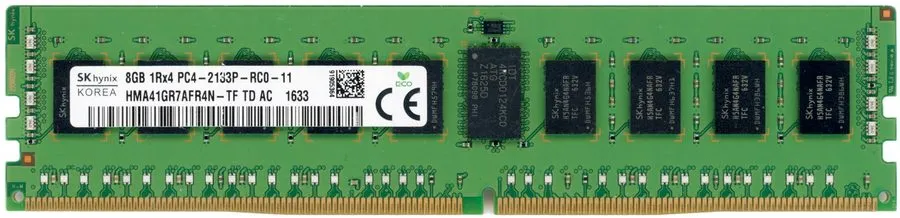 Модуль памяти SK hynix 8GB DDR4-2133 ECC RDIMM 1Rx4 Server RAM HMA41GR7AFR4N-TF