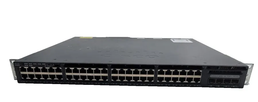 Коммутатор Cisco Catalyst 3650 48 Port Gigabit Switch PoE+ 1550W 2x10G WS-C3650-