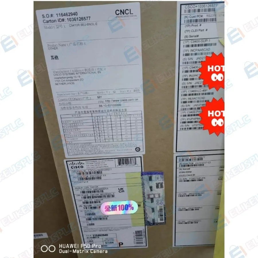 Коммутатор Cisco C9410R-96U-BNDL-E Switch