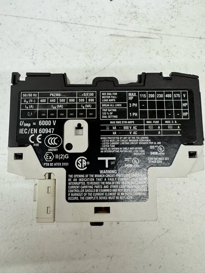 Автоматический выключатель EATON Motor Protection Circuit Breaker PKZM0-16 10-16 — фото лота 2