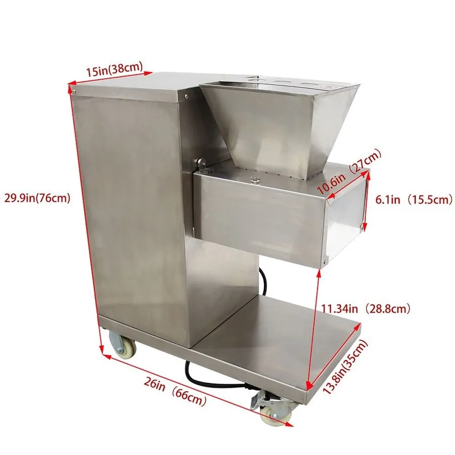 Слайсер 110V TJ-180L Vertical Stainless Commercial Electric Meat Slicer 8mm Blad