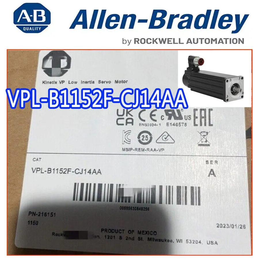 Серводвигатель Allen-Bradley VPL-B1152F-CJ14AA Servo Motor