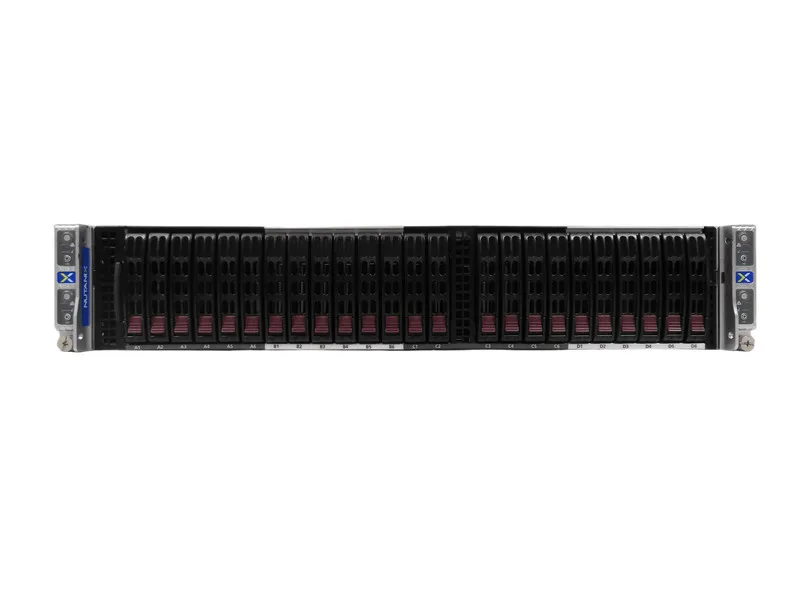 Сервер Supermicro 2U CSE-817B 24SFF 4-Node X11DPT-B 8x Gold 6146 256GB Ram 4x 24