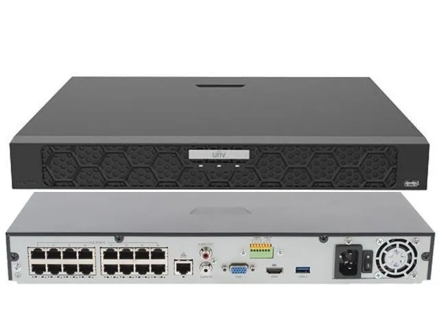 Видеорегистратор Uniview 16MP 4K 16-Channel PoE Network Video Recorder NVR NVR50