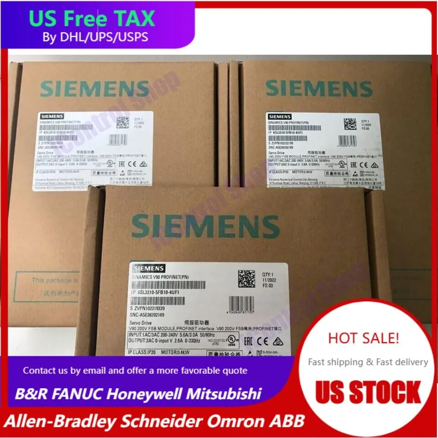 Частотный преобразователь Siemens SINAMICS V90 6SL3210-5FB10-4UF1