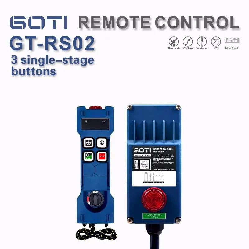 Таль GT-RS02 Industrial Radio Wireless Crane Hoist Remote Control Switch 1T+1R