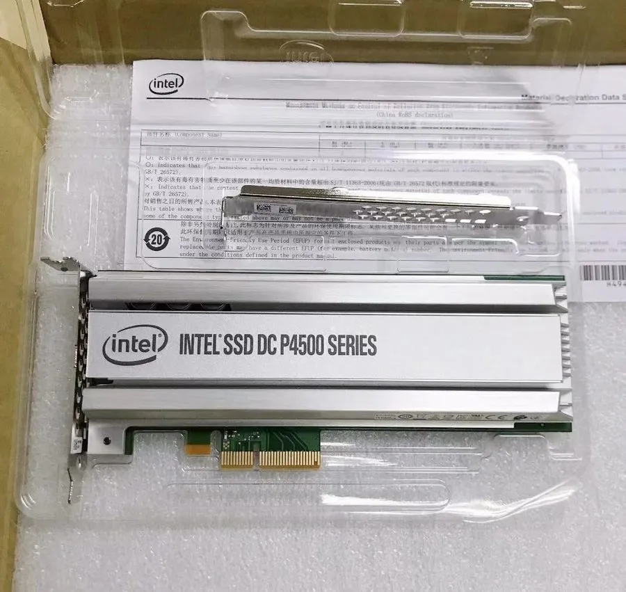 SSD-накопитель Intel DC P4500 Series 4TB SSD PCIE NVME Solid State Drive SSDPEDK