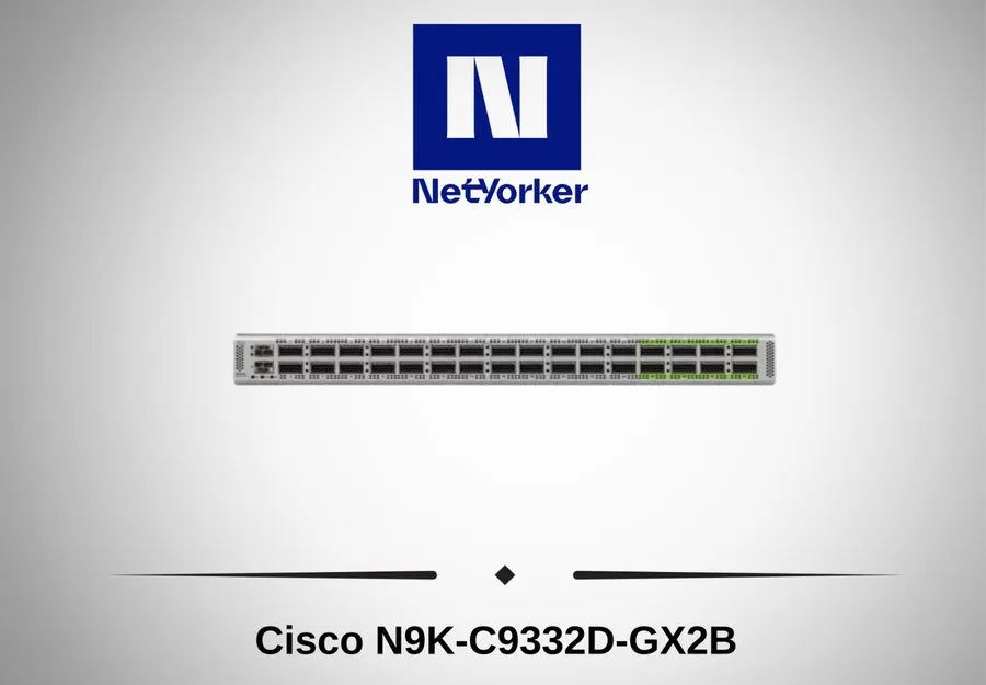Коммутатор Cisco Nexus 9332D-GX2B N9K-C9332D-GX2B 32Port 400GbE QSFP-DD Data Cen