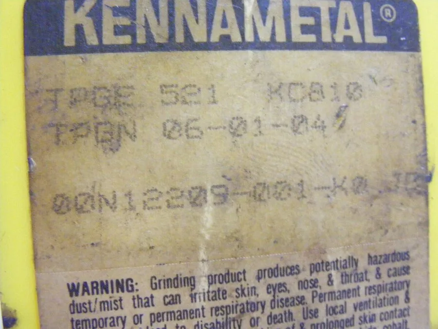 Режущий инструмент Kennametal Carbide WNMG KC810 Grade Insert