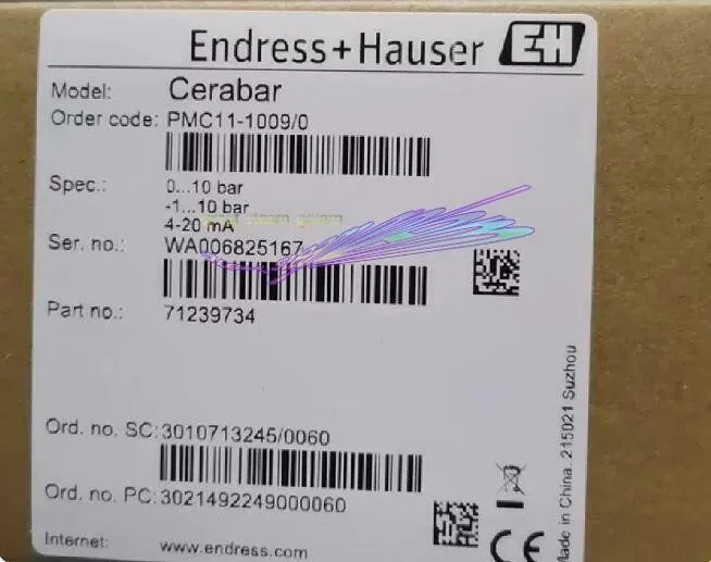 Датчик давления Endress+Hauser PMC11-AA1U1PBWBJA (PMC11-1009/0) Pressure Transmi