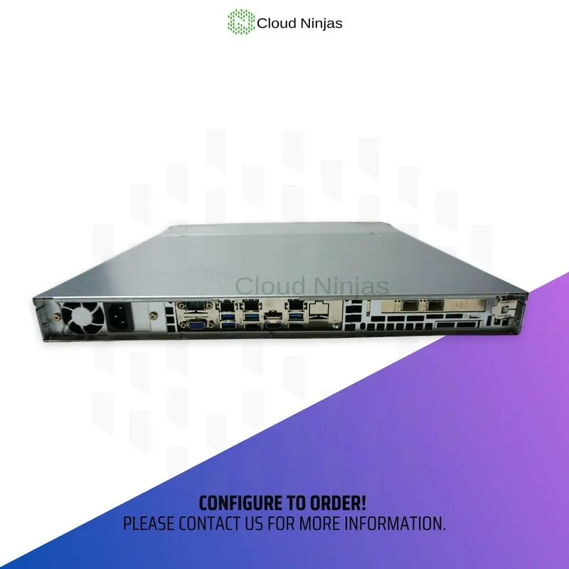 Сервер Cloud Ninjas ARS-4LS 1U 4 Bay Server AMD Ryzen 9 9950x 16 Core DDR5 ECC N — фото лота 3