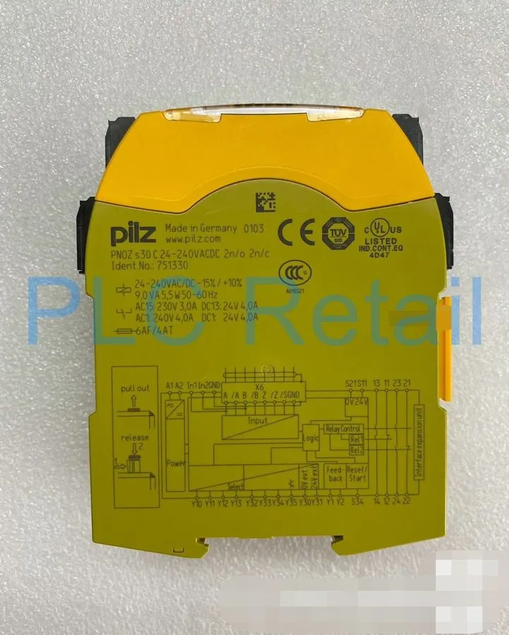 Реле безопасности Pilz PNOZ s30 750330 Safety Speed Monitor Relay 24-240VAC/DC