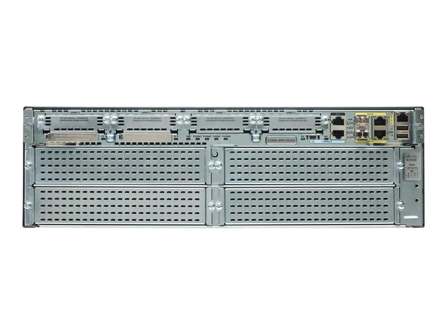 Маршрутизатор Cisco 3945 3-Port Gigabit Wired Router (CISCO3945/K9)