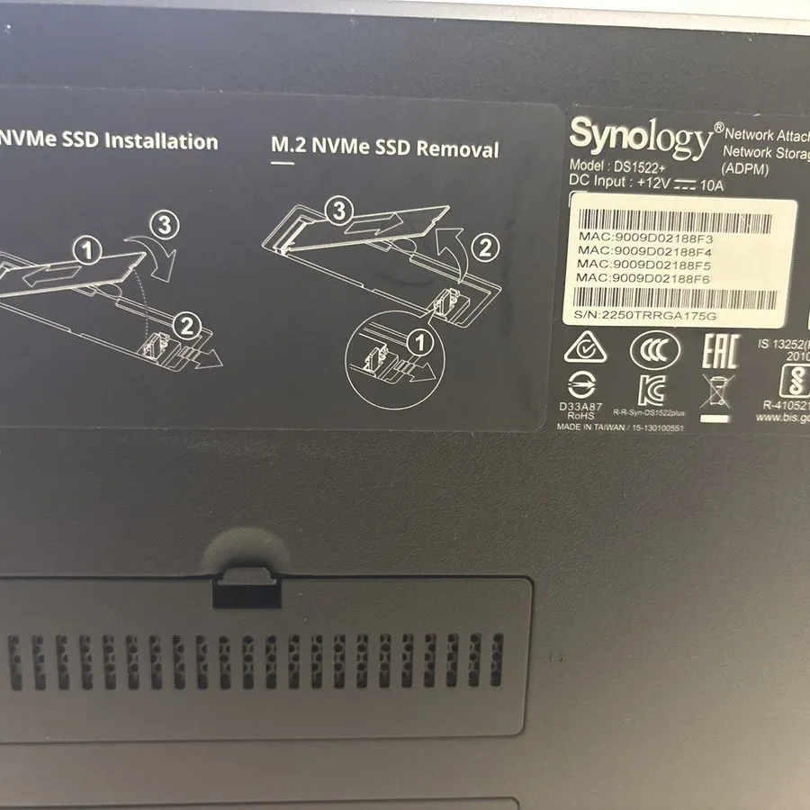 Тестер Synology DiskStation DS1522 5 Bay Actual item shown… — фото лота 2
