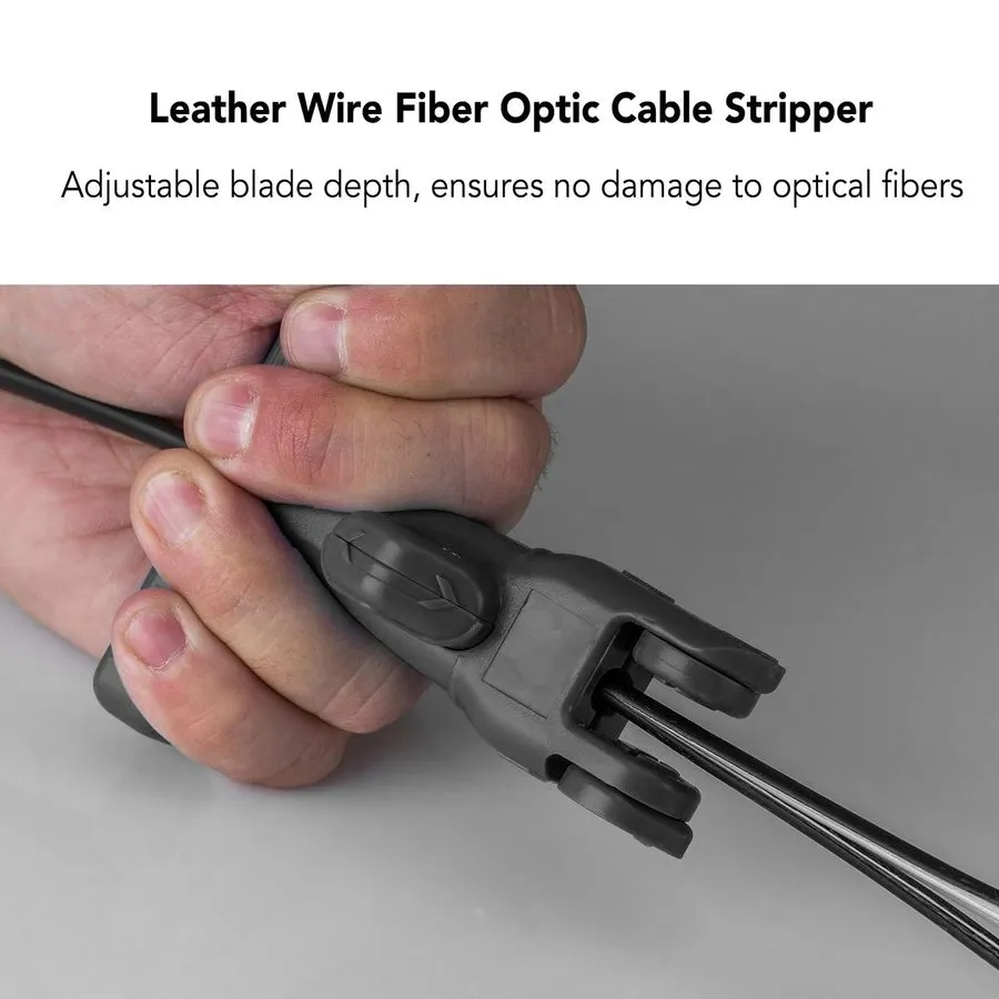 Стриппер Fiber Optic Stripper, 3.1x20mm Leather Wire, Adjustable Blade Depth
