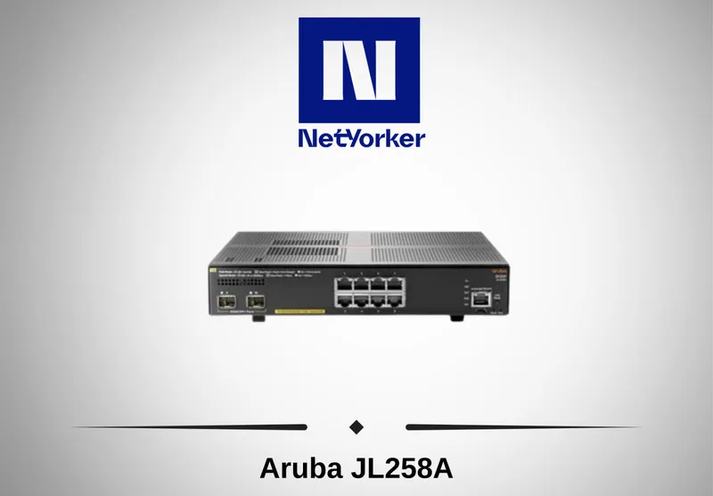 Коммутатор HP ARUBA 2930F JL258A 8 PORTS POE+ MANAGED SWITCH 2 PORTS 10GBE SFP