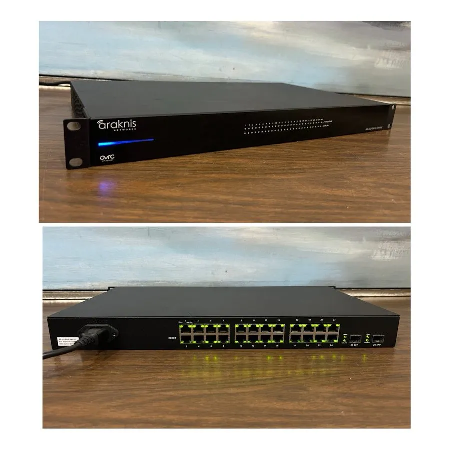 Коммутатор Araknis AN-210-SW-R-24-POE Gigabit POE Network Switch 24 Port Rackmou