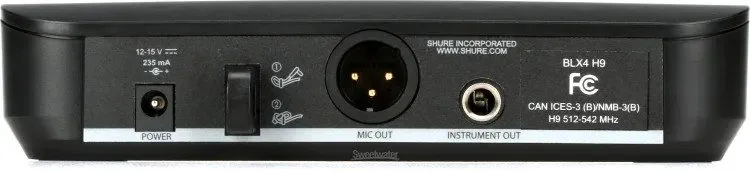 Радиосистема Shure BLX24/PG58 Wireless Handheld Microphone System H9 Band (2-pac — фото лота 2