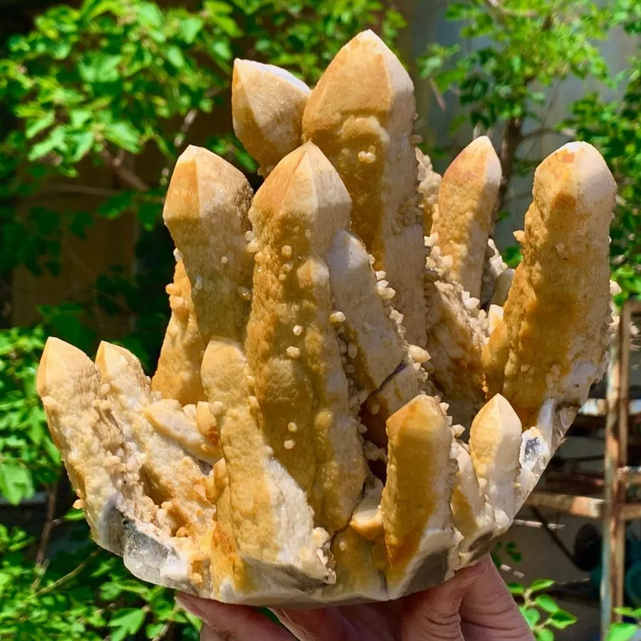 Лабораторный прибор 8.14LB Natural Yellow Candle Crystal Mineral Sample from Inn